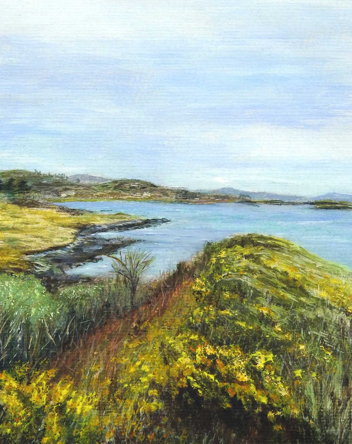Coastal Gorse | Original Acrylic Painting